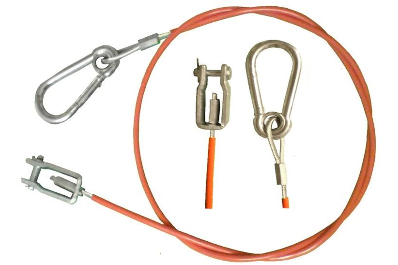 Variant Sikkerhedswire m/gaffel, Knott, 500-750 kg