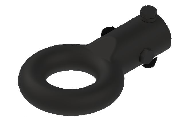 Variant Nato trækøje Ø76mm, montering Ø45