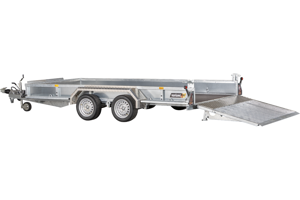 Variant 3518 M4. LED lys. Alubund - Maskintrailer, 3500 kg