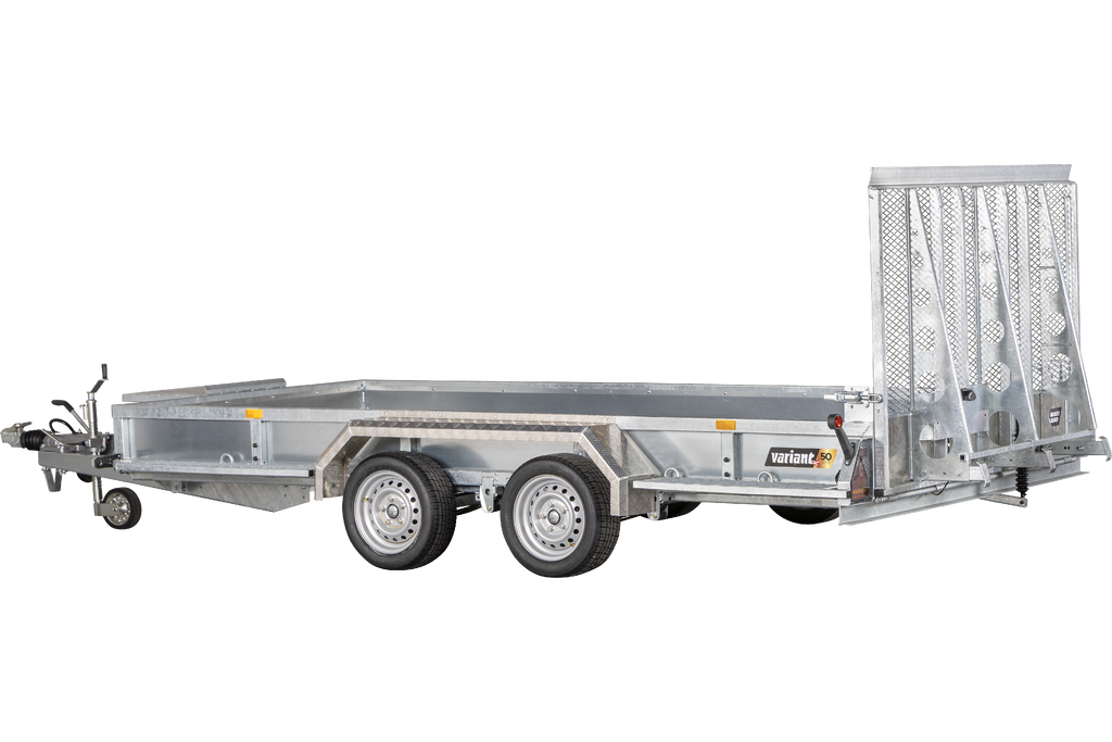 Variant 3518 M4. LED lys. Alubund - Maskintrailer, 3500 kg