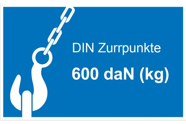 Variant Lastsikring 600 daN / DIN zurrpunkte 600 daN