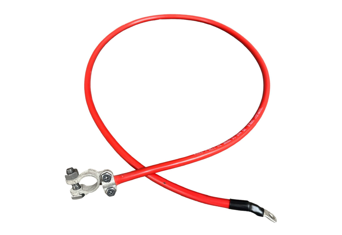 Variant Startkabel 25 KV rød 3VT, 120 cm, monteret