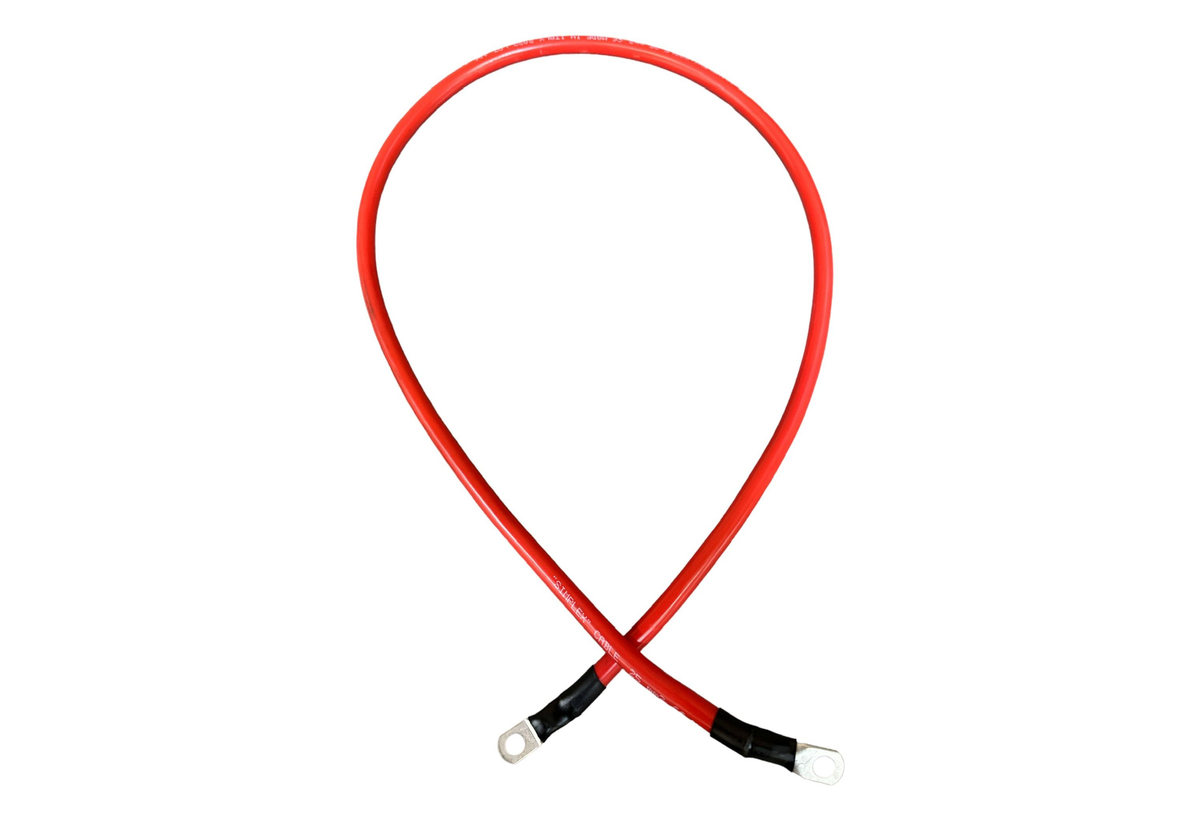 Variant Startkabel 25 KV rød 3VT, 100 cm, monteret