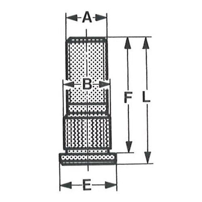 Riffelbolt - M12 x 1,5 x 36