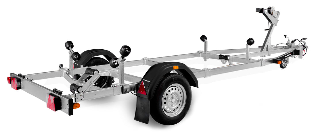 Brenderup 161000B - Bådtrailer, 1000 kg