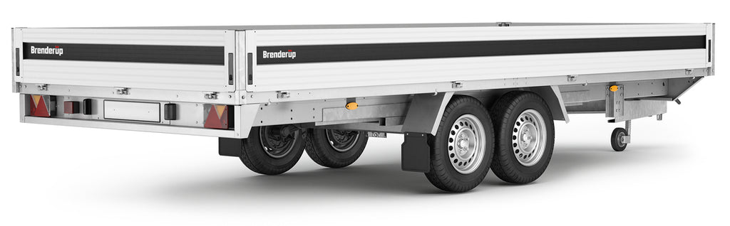 Brenderup 5520WATB3500 - Højtbygget ladtrailer, 3500 kg