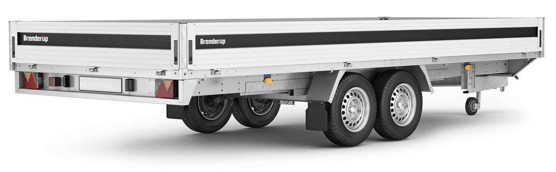 Brenderup 5520WATB3500 - Højtbygget ladtrailer, 3500 kg