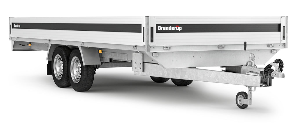 Brenderup 5520WATB3500 - Højtbygget ladtrailer, 3500 kg