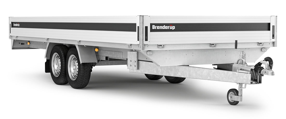 Brenderup 5520WATB3500 - Højtbygget ladtrailer, 3500 kg