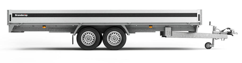 Brenderup 5520WATB3500 - Højtbygget ladtrailer, 3500 kg