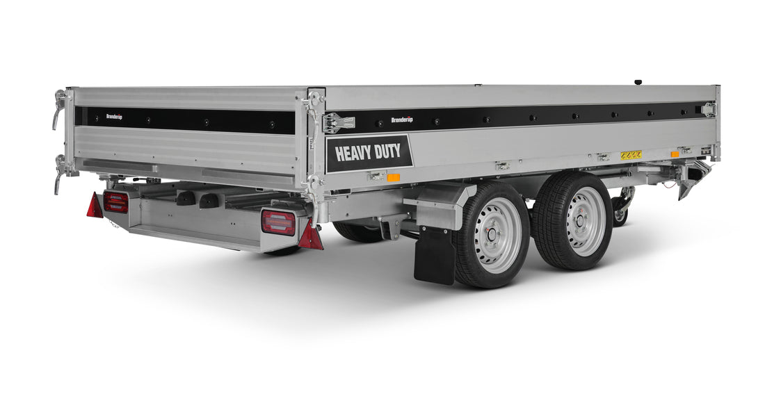 Brenderup TT5375ATB3500 Heavy Duty - Tiptrailer, 3500 kg