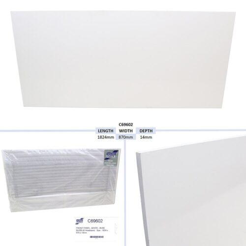 Ifor Williams GRP frontpanel højre 870x1824x14mm
