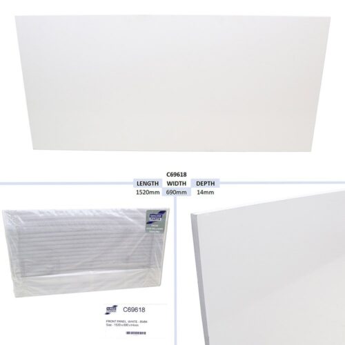 Ifor Williams GRP frontpanel højre 690x1525x14mm