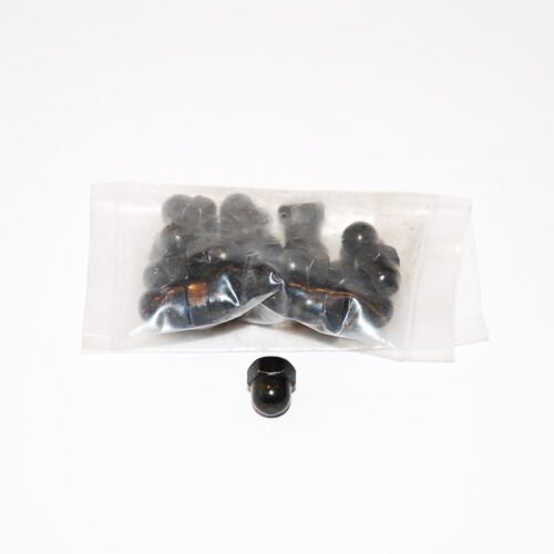 Ifor Williams Møtrik M6 sort 20 stk.