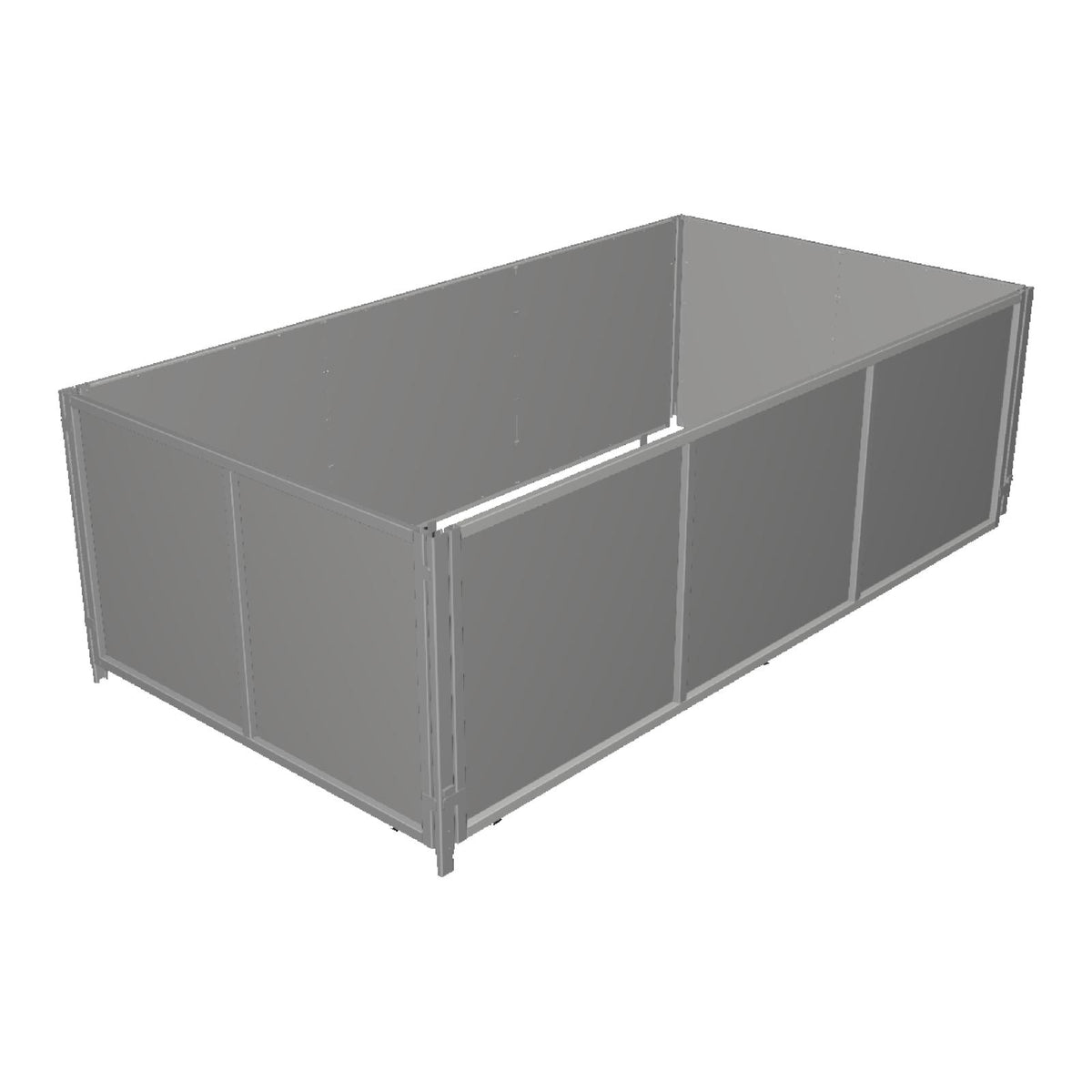 Variant Pladesider komplet 100 cm. 17 TB, stål