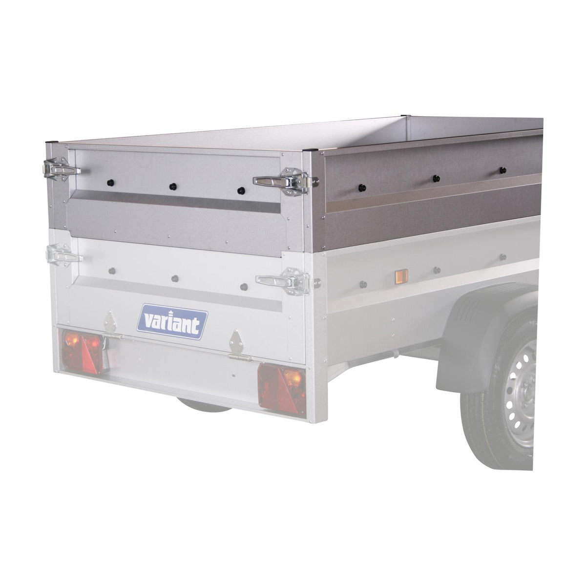 Ekstra stålsider 260 x 150 x 30 cm
