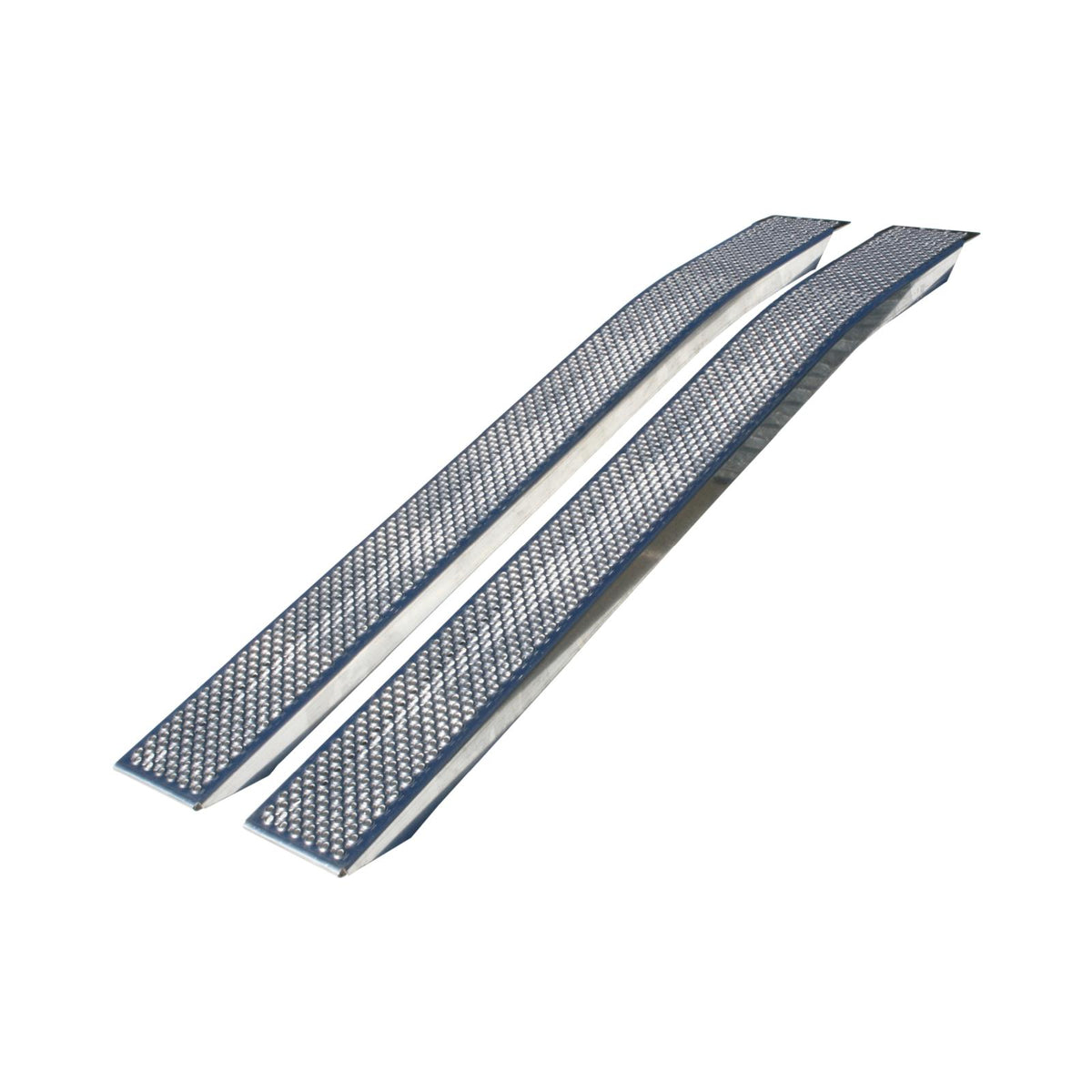 Køreramper alu 2500 x 260 mm, buet, 1000 kg