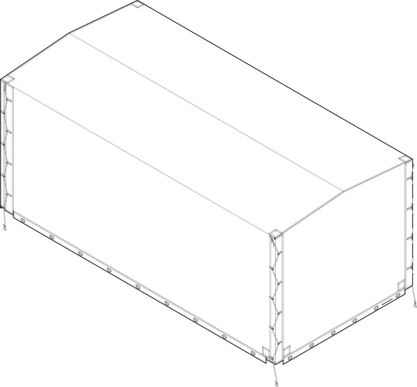 Høy presenning 150 cm (316082)