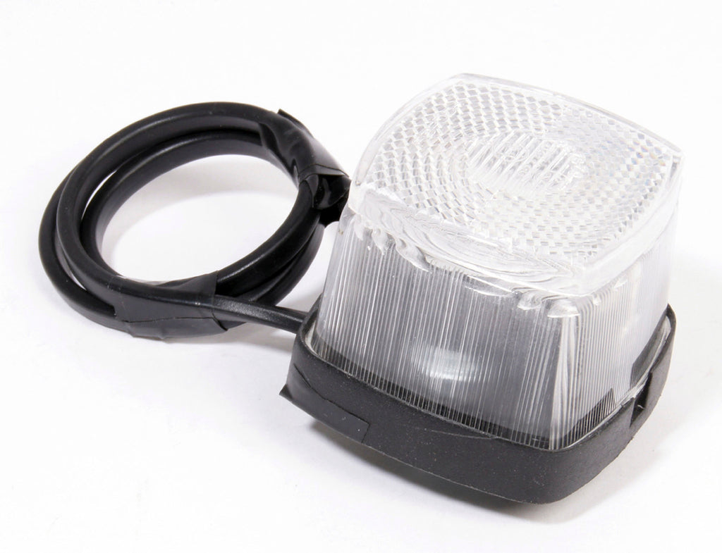 Brenderup Positionslygte, Squarepoint hvid med 500mm kabel