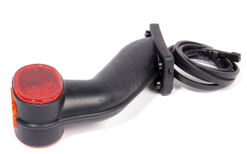 Brenderup Markeringslygte, Ecopoint II højre med 920mm kabel. Hvide / røde / orange lys