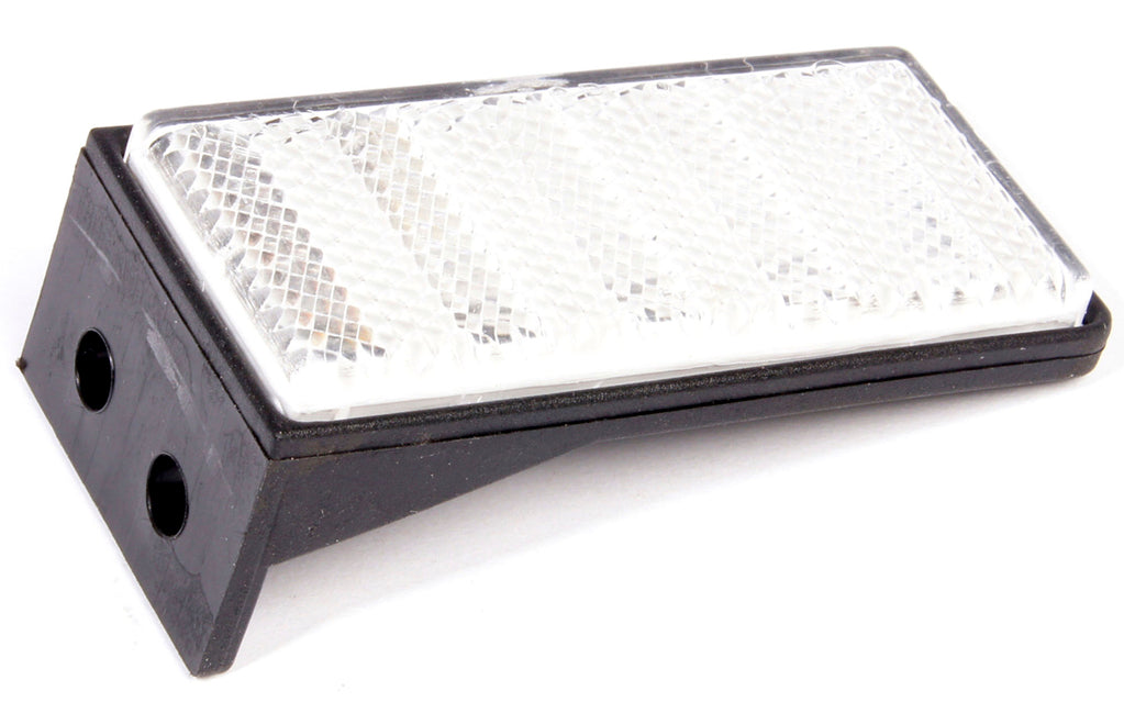 Brenderup Refleks, Hvid 76x34mm selvklæbende med holder