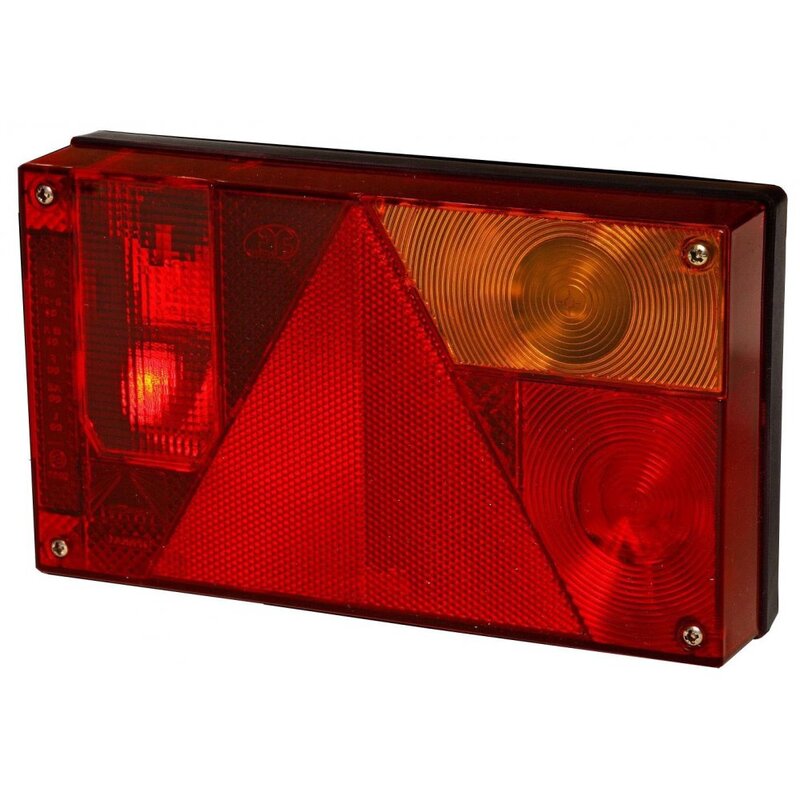 Brenderup Baglygte, Højre med fog/pladelygte, Multipoint I