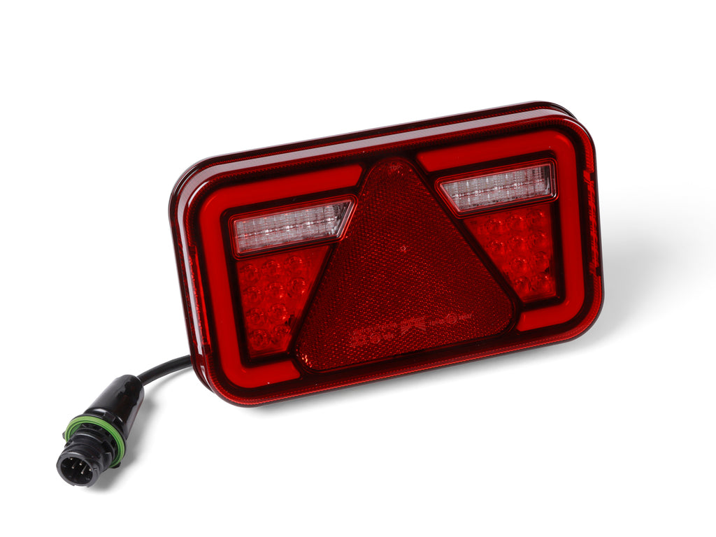 Brenderup Baglygte LED, venstre, Venstre Multiled IV, med kabel