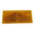 Refleks gul 79x35 2 stk. selvklæbende